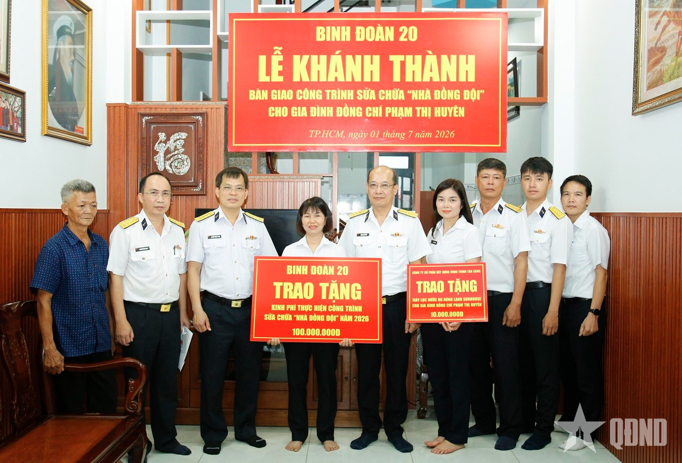 Binh đoàn 20: Trao mái ấm, lan tỏa nghĩa tình người lao động